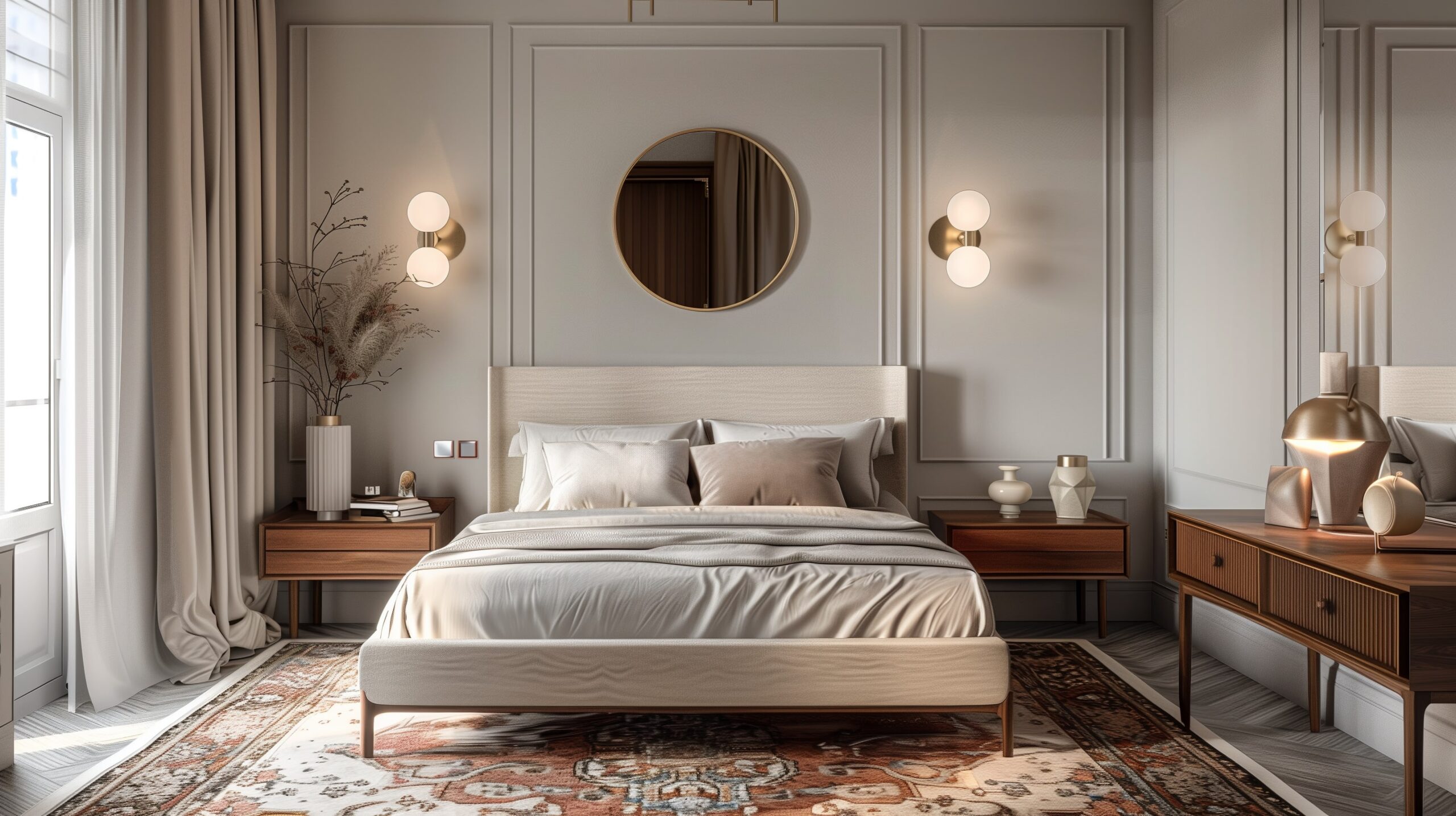 how vintage touches enhance modern interior design